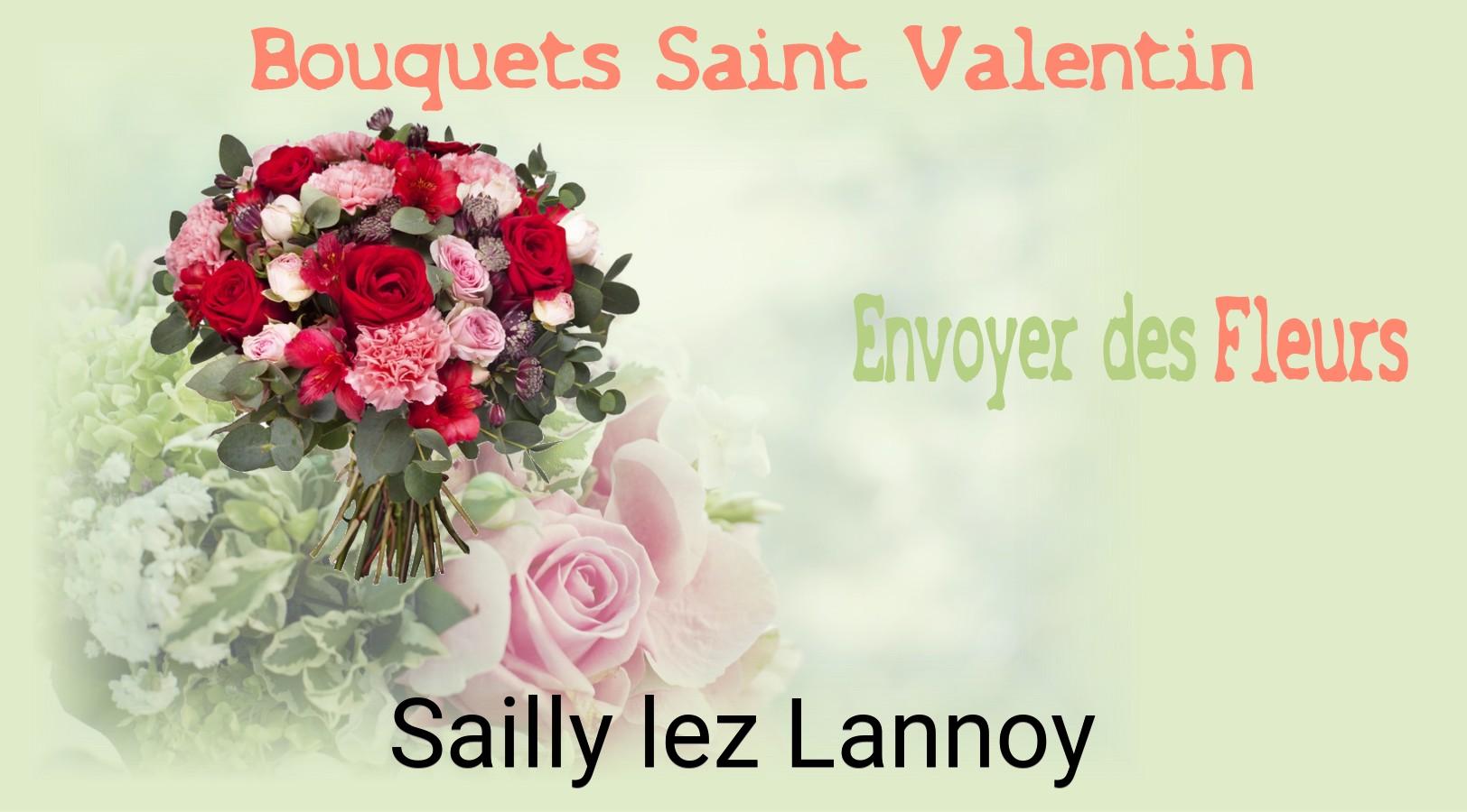 Roses de Saint-Valentin livrées à Sailly-lez-Lannoy